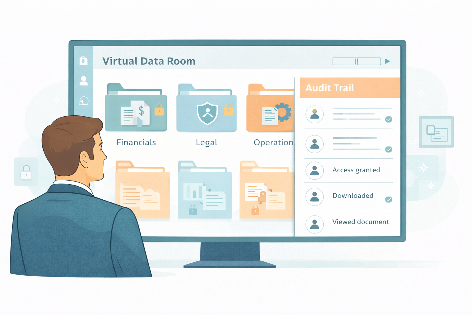 cấu trúc data room M&A