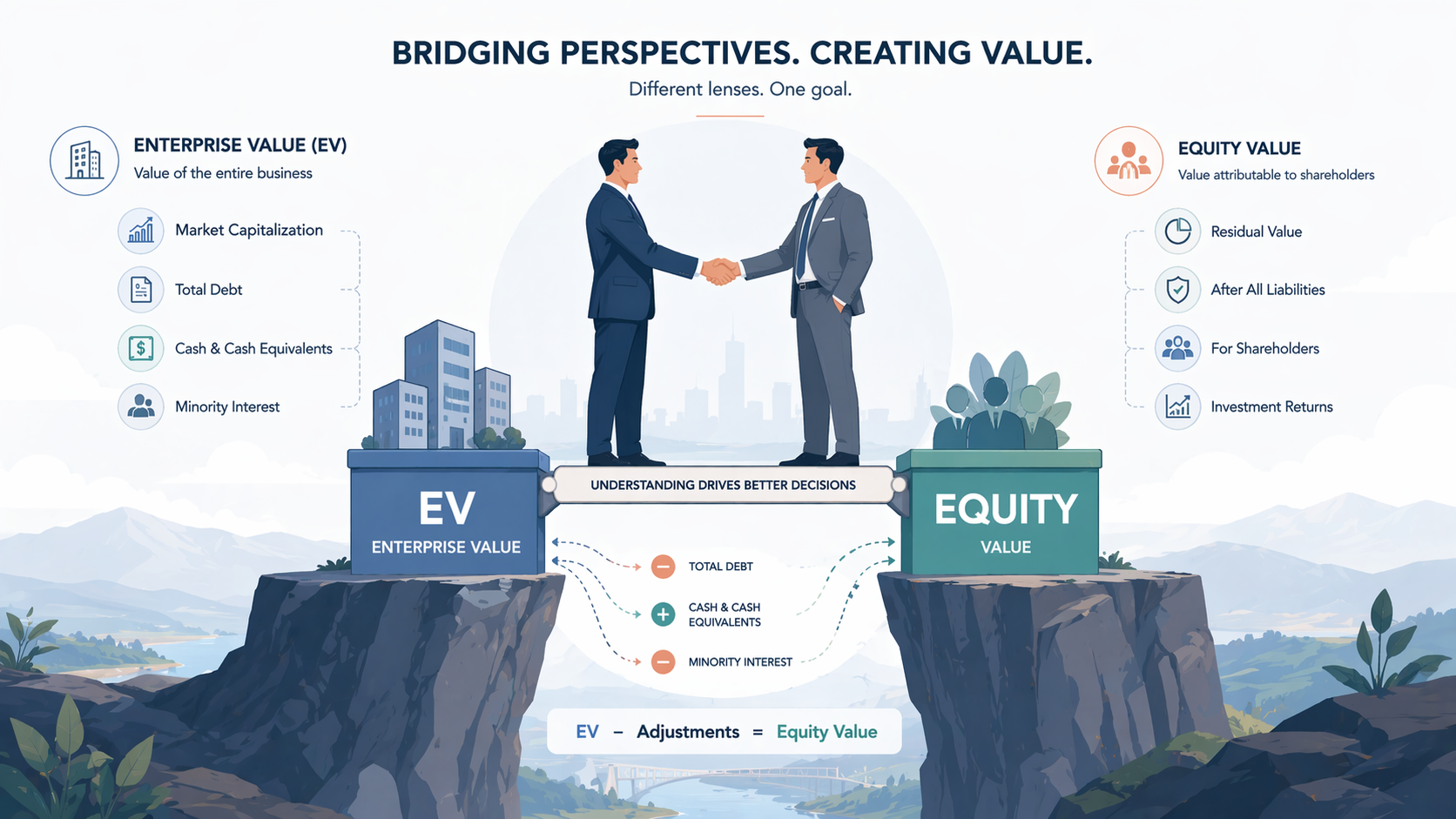 enterprise value vs equity value