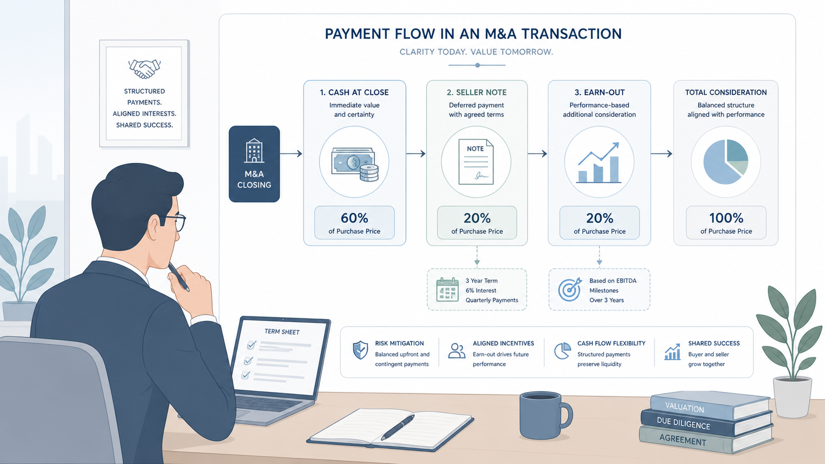 payment structures in M&A deals