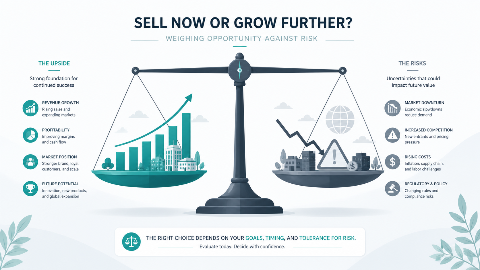 sell business while growing