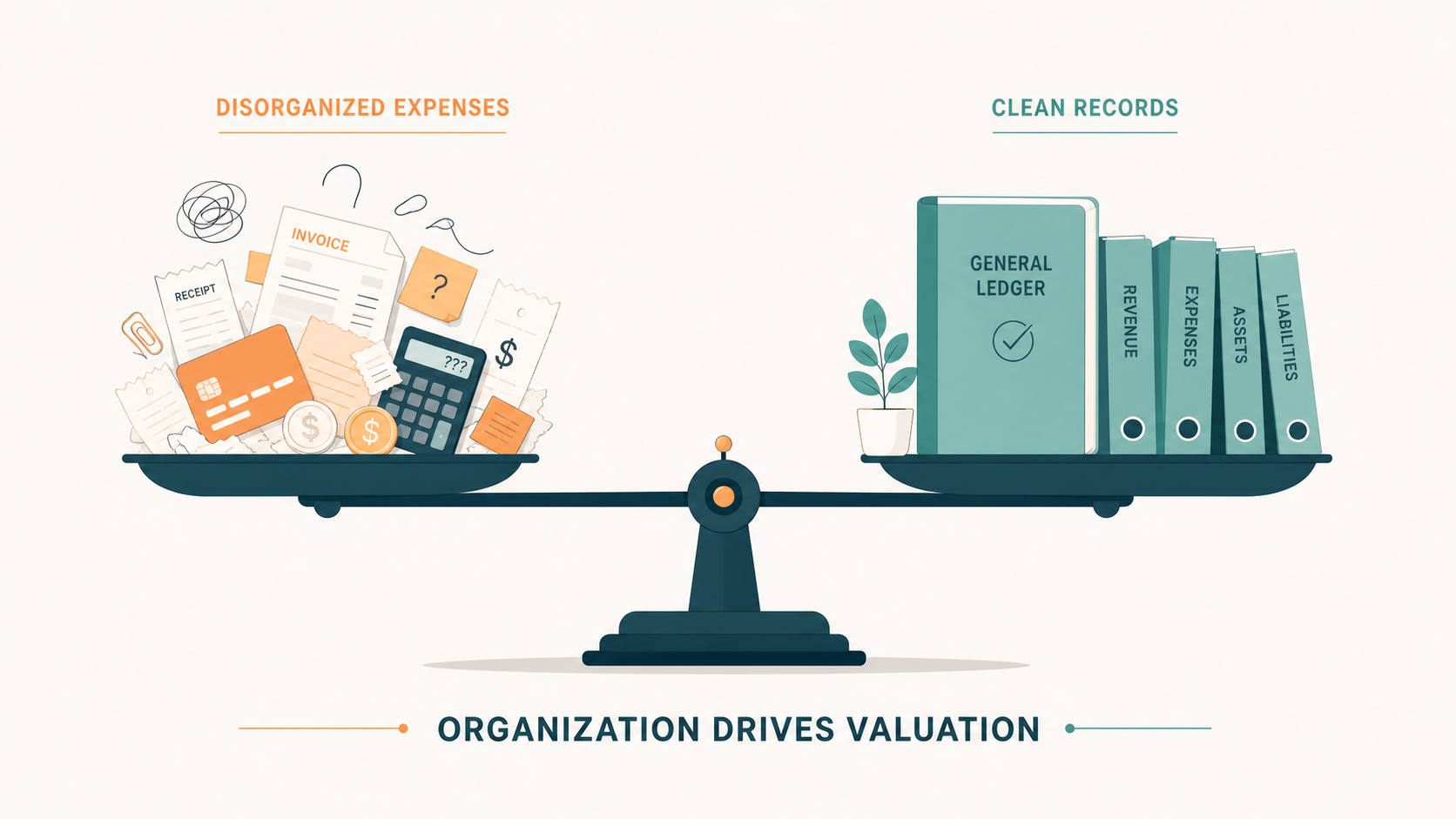 separate personal expenses from business before sale