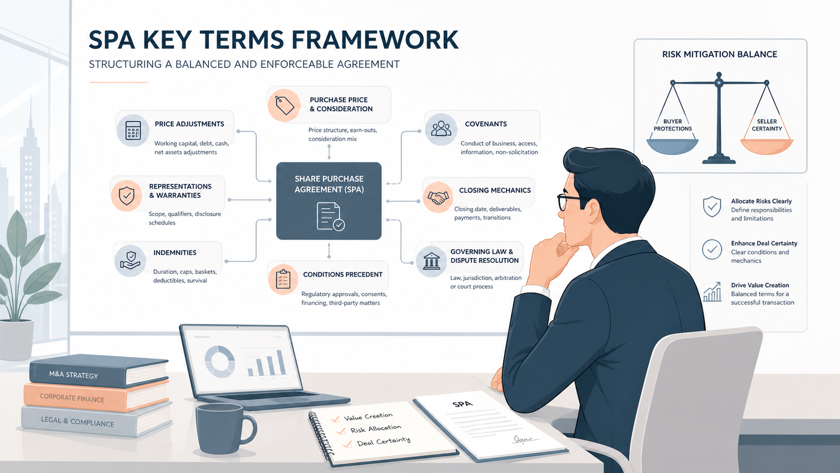 SPA negotiation key terms